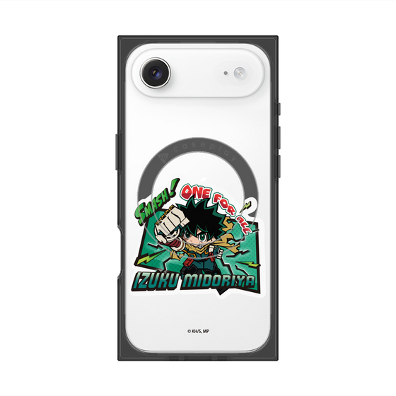 プレミアムスクエアケース with MagSafe［ 僕のヒーローアカデミア - ミニキャラ - 緑谷 出久 ］