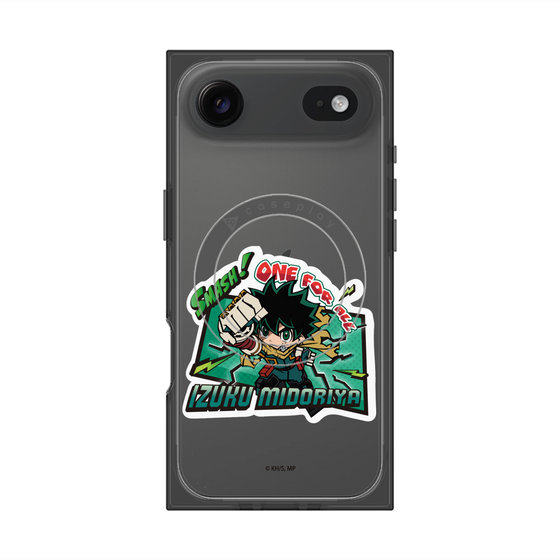 プレミアムスクエアケース with MagSafe［ 僕のヒーローアカデミア - ミニキャラ - 緑谷 出久 ］