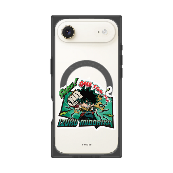 プレミアムスクエアケース with MagSafe［ 僕のヒーローアカデミア - ミニキャラ - 緑谷 出久 ］