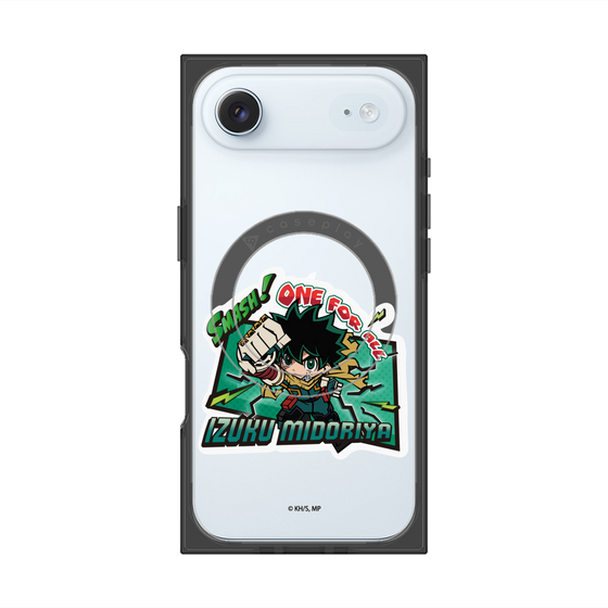 プレミアムスクエアケース with MagSafe［ 僕のヒーローアカデミア - ミニキャラ - 緑谷 出久 ］