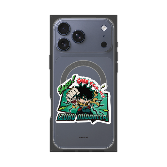 プレミアムスクエアケース with MagSafe［ 僕のヒーローアカデミア - ミニキャラ - 緑谷 出久 ］