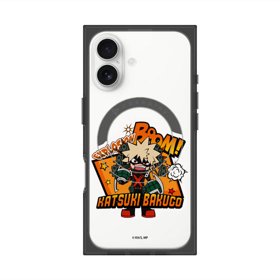 プレミアムスクエアケース with MagSafe［ 僕のヒーローアカデミア - ミニキャラ - 爆豪 勝己 ］