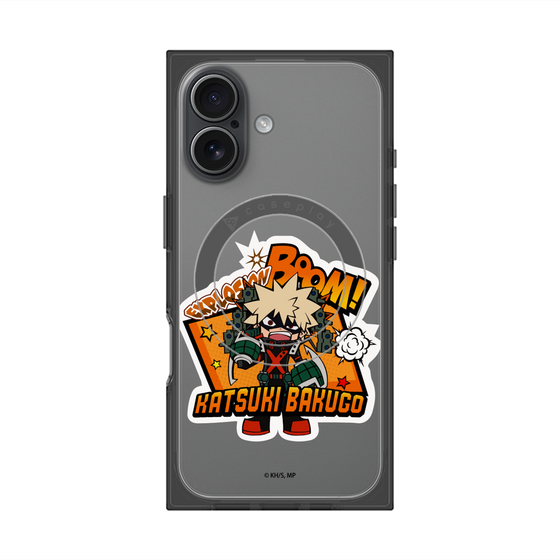 プレミアムスクエアケース with MagSafe［ 僕のヒーローアカデミア - ミニキャラ - 爆豪 勝己 ］