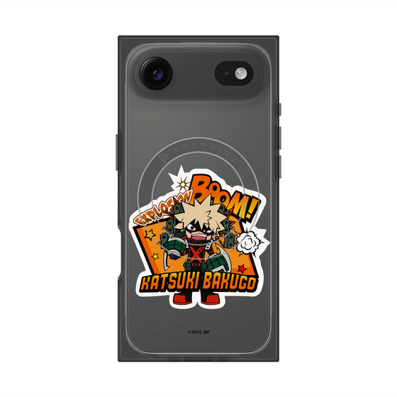 プレミアムスクエアケース with MagSafe［ 僕のヒーローアカデミア - ミニキャラ - 爆豪 勝己 ］