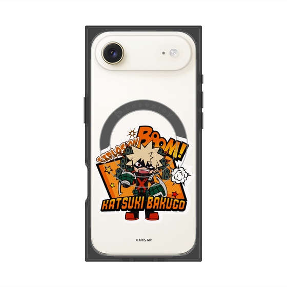 プレミアムスクエアケース with MagSafe［ 僕のヒーローアカデミア - ミニキャラ - 爆豪 勝己 ］