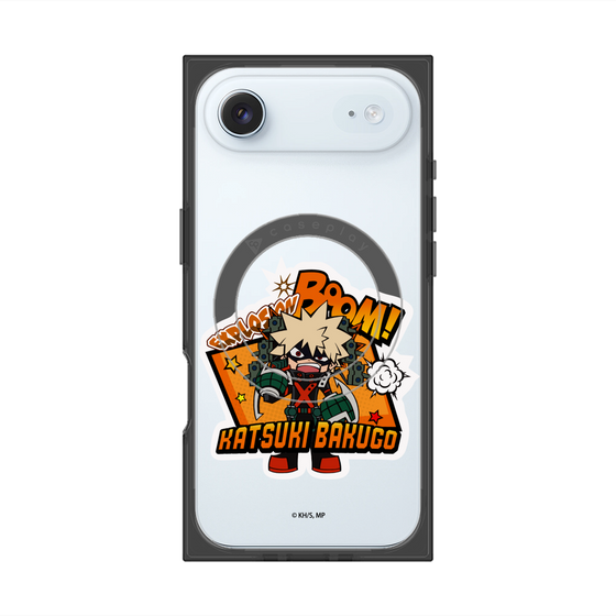 プレミアムスクエアケース with MagSafe［ 僕のヒーローアカデミア - ミニキャラ - 爆豪 勝己 ］