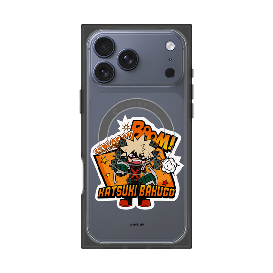 プレミアムスクエアケース with MagSafe［ 僕のヒーローアカデミア - ミニキャラ - 爆豪 勝己 ］