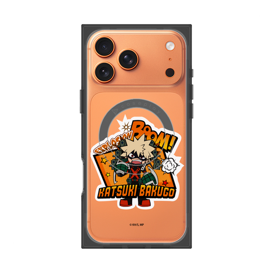 プレミアムスクエアケース with MagSafe［ 僕のヒーローアカデミア - ミニキャラ - 爆豪 勝己 ］