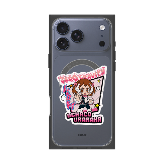 プレミアムスクエアケース with MagSafe［ 僕のヒーローアカデミア - ミニキャラ - 麗日 お茶子 ］