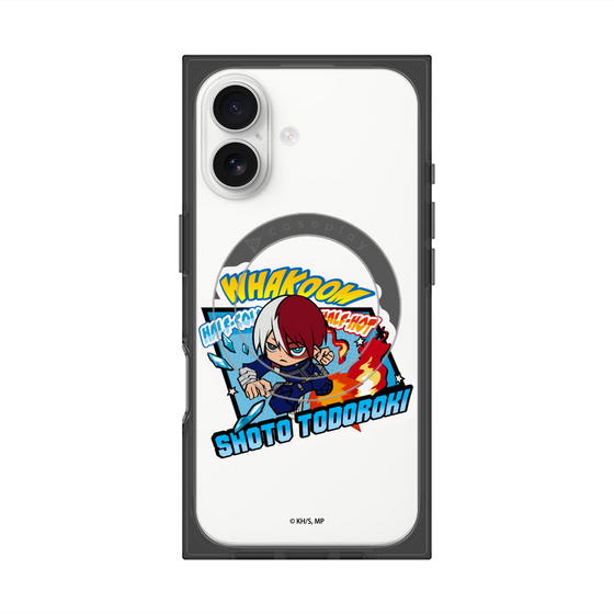 プレミアムスクエアケース with MagSafe［ 僕のヒーローアカデミア - ミニキャラ - 轟 焦凍 ］