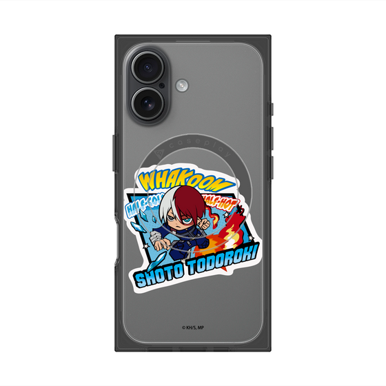 プレミアムスクエアケース with MagSafe［ 僕のヒーローアカデミア - ミニキャラ - 轟 焦凍 ］