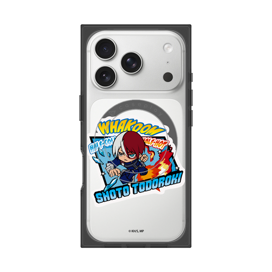 プレミアムスクエアケース with MagSafe［ 僕のヒーローアカデミア - ミニキャラ - 轟 焦凍 ］