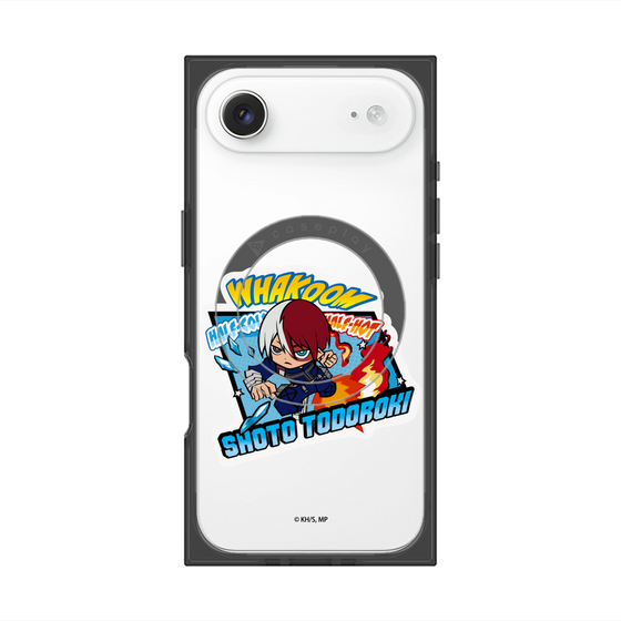 プレミアムスクエアケース with MagSafe［ 僕のヒーローアカデミア - ミニキャラ - 轟 焦凍 ］