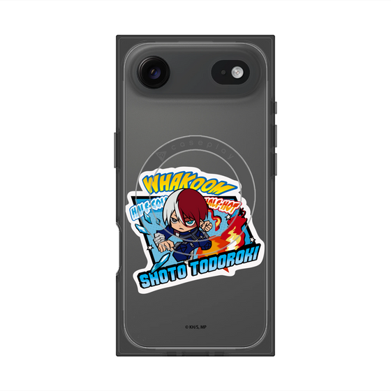 プレミアムスクエアケース with MagSafe［ 僕のヒーローアカデミア - ミニキャラ - 轟 焦凍 ］