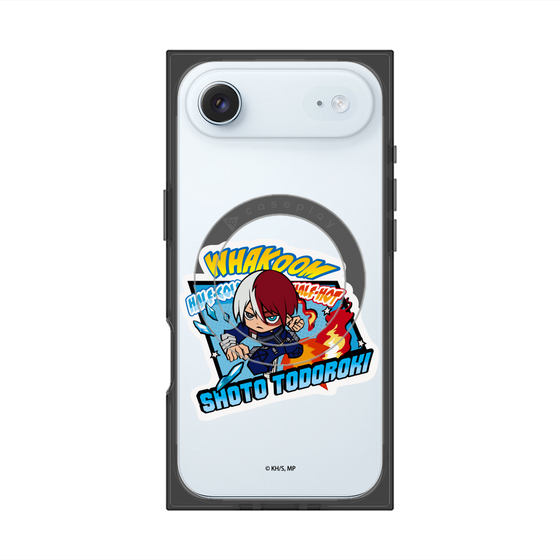 プレミアムスクエアケース with MagSafe［ 僕のヒーローアカデミア - ミニキャラ - 轟 焦凍 ］