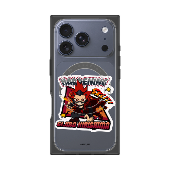 プレミアムスクエアケース with MagSafe［ 僕のヒーローアカデミア - ミニキャラ - 切島 鋭児郎 ］