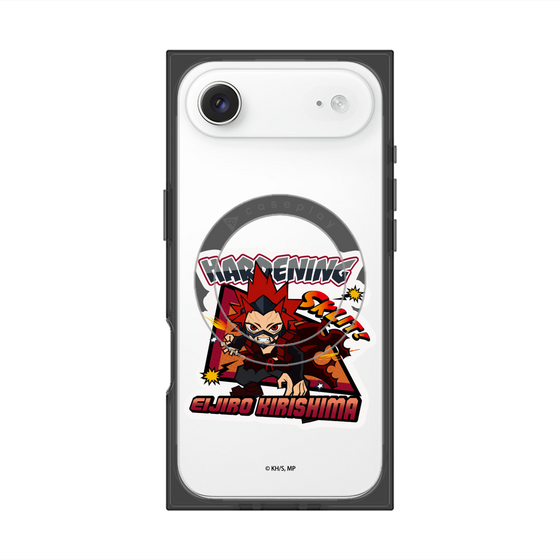 プレミアムスクエアケース with MagSafe［ 僕のヒーローアカデミア - ミニキャラ - 切島 鋭児郎 ］