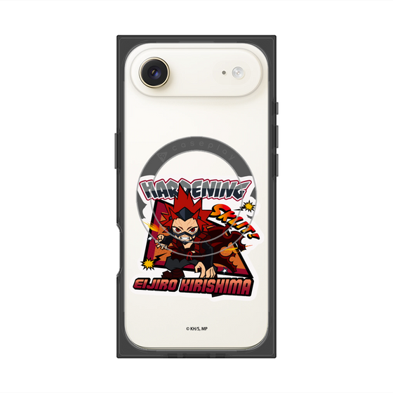 プレミアムスクエアケース with MagSafe［ 僕のヒーローアカデミア - ミニキャラ - 切島 鋭児郎 ］