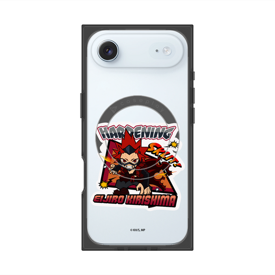 プレミアムスクエアケース with MagSafe［ 僕のヒーローアカデミア - ミニキャラ - 切島 鋭児郎 ］