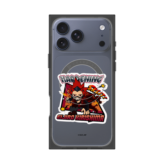 プレミアムスクエアケース with MagSafe［ 僕のヒーローアカデミア - ミニキャラ - 切島 鋭児郎 ］
