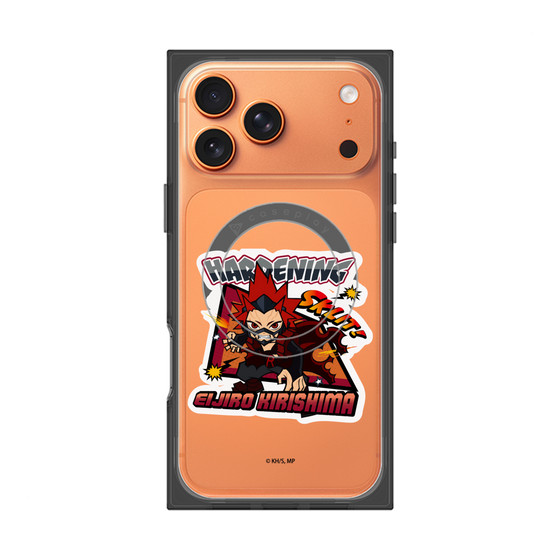 プレミアムスクエアケース with MagSafe［ 僕のヒーローアカデミア - ミニキャラ - 切島 鋭児郎 ］