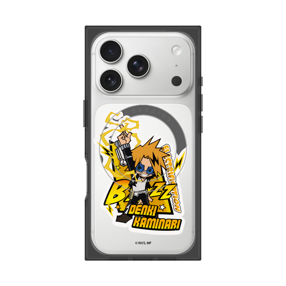 プレミアムスクエアケース with MagSafe［ 僕のヒーローアカデミア - ミニキャラ - 上鳴 電気 ］