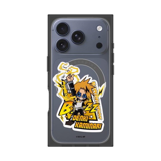 プレミアムスクエアケース with MagSafe［ 僕のヒーローアカデミア - ミニキャラ - 上鳴 電気 ］