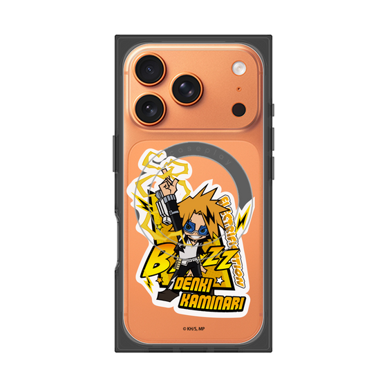 プレミアムスクエアケース with MagSafe［ 僕のヒーローアカデミア - ミニキャラ - 上鳴 電気 ］