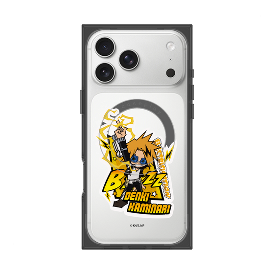 プレミアムスクエアケース with MagSafe［ 僕のヒーローアカデミア - ミニキャラ - 上鳴 電気 ］