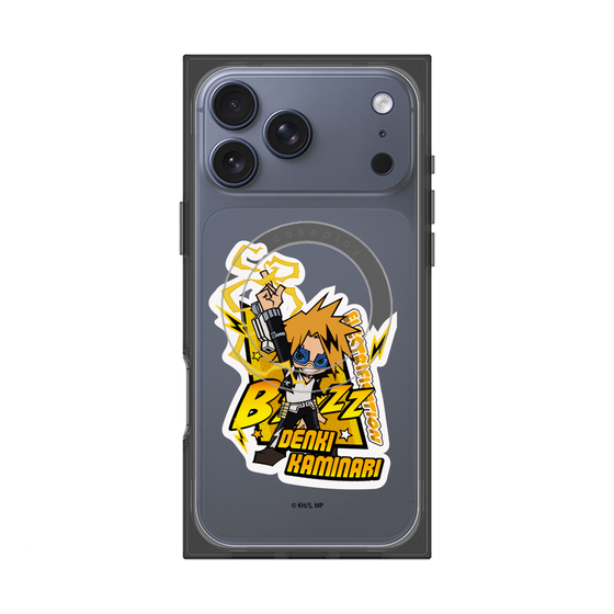 プレミアムスクエアケース with MagSafe［ 僕のヒーローアカデミア - ミニキャラ - 上鳴 電気 ］