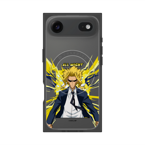 プレミアムスクエアケース with MagSafe［ 僕のヒーローアカデミア - ポップ -オールマイト ］