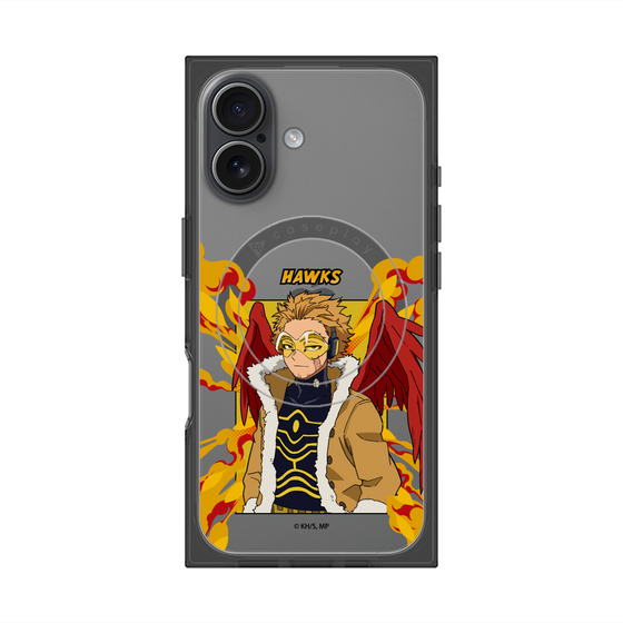 プレミアムスクエアケース with MagSafe［ 僕のヒーローアカデミア - ポップ - ホークス ］