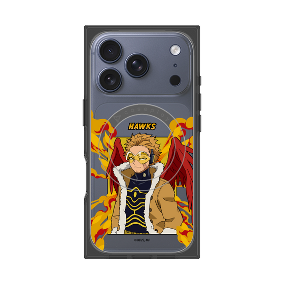 プレミアムスクエアケース with MagSafe［ 僕のヒーローアカデミア - ポップ - ホークス ］