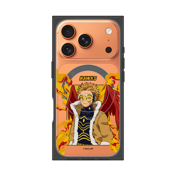 プレミアムスクエアケース with MagSafe［ 僕のヒーローアカデミア - ポップ - ホークス ］