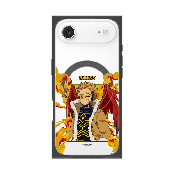 プレミアムスクエアケース with MagSafe［ 僕のヒーローアカデミア - ポップ - ホークス ］