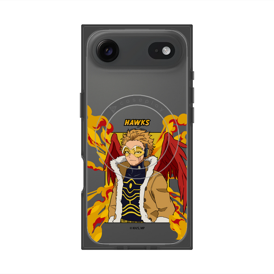 プレミアムスクエアケース with MagSafe［ 僕のヒーローアカデミア - ポップ - ホークス ］