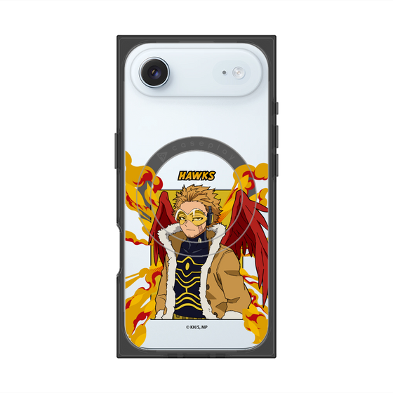 プレミアムスクエアケース with MagSafe［ 僕のヒーローアカデミア - ポップ - ホークス ］