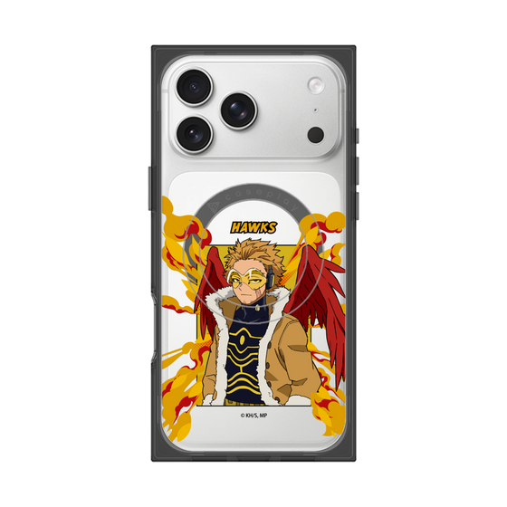 プレミアムスクエアケース with MagSafe［ 僕のヒーローアカデミア - ポップ - ホークス ］