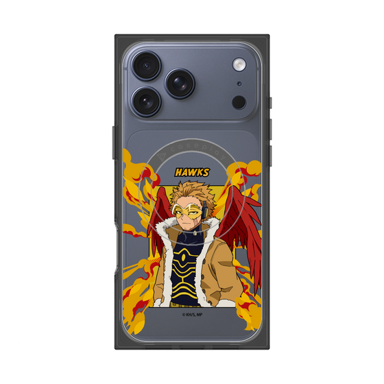 プレミアムスクエアケース with MagSafe［ 僕のヒーローアカデミア - ポップ - ホークス ］