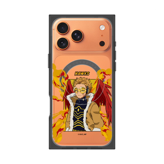 プレミアムスクエアケース with MagSafe［ 僕のヒーローアカデミア - ポップ - ホークス ］