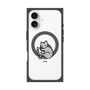 プレミアムスクエアケース with MagSafe［ オリジナル - CASEPLAYネコ - saba ］