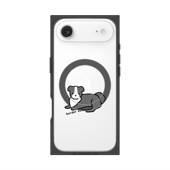 プレミアムスクエアケース with MagSafe［ オリジナル - CASEPLAYイヌ - border collie ］