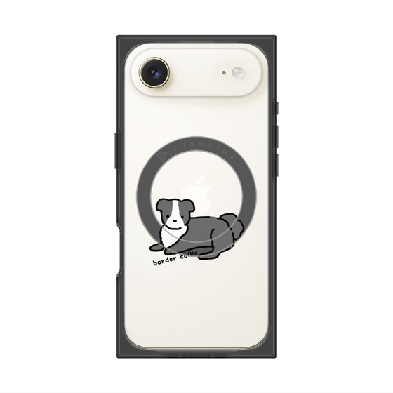 プレミアムスクエアケース with MagSafe［ オリジナル - CASEPLAYイヌ - border collie ］