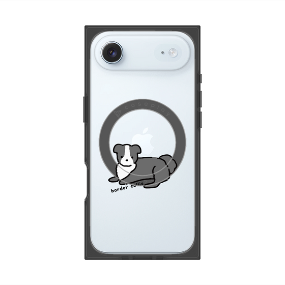 プレミアムスクエアケース with MagSafe［ オリジナル - CASEPLAYイヌ - border collie ］