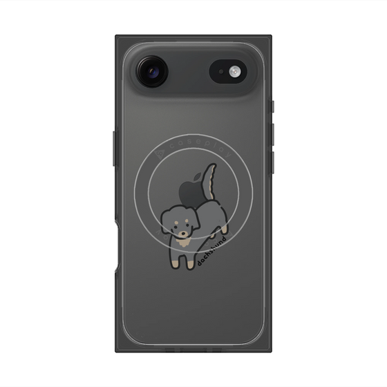 プレミアムスクエアケース with MagSafe［ オリジナル - CASEPLAYイヌ - dachsund ］