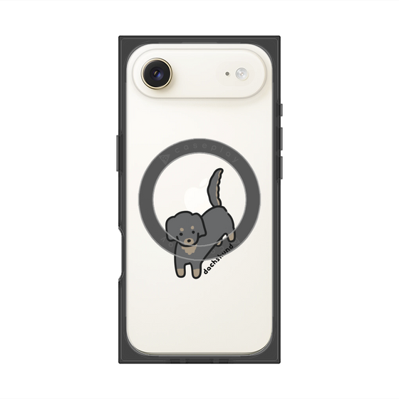 プレミアムスクエアケース with MagSafe［ オリジナル - CASEPLAYイヌ - dachsund ］