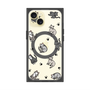 プレミアムスクエアケース with MagSafe［ オリジナル - CASEPLAYネコ総柄 - color ］