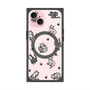 プレミアムスクエアケース with MagSafe［ オリジナル - CASEPLAYネコ総柄 - color ］