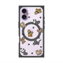 プレミアムスクエアケース with MagSafe［ オリジナル - CASEPLAYイヌ総柄 - color ］