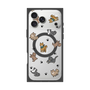 プレミアムスクエアケース with MagSafe［ オリジナル - CASEPLAYイヌ総柄 - color ］